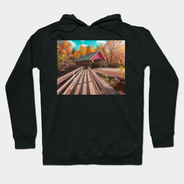 The Flume Bridge Hoodie by jswolfphoto